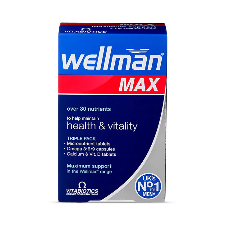 Vitabiotics Wellman Max 84 Capsules