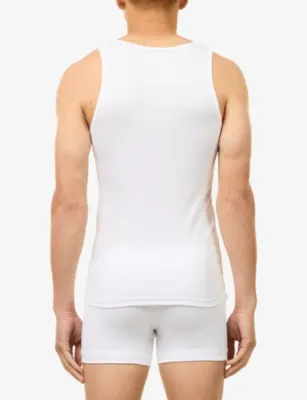 TOM FORD Crew-Neck Modal And Cotton Tank detail 3
