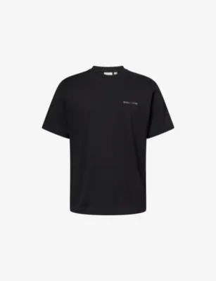 DAILY PAPER Metal Shield Crewneck Cotton-Jersey T-Shirt