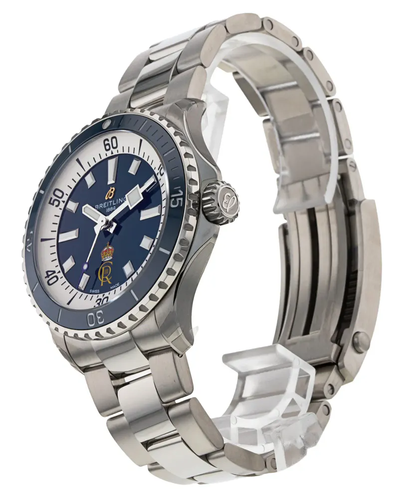 Breitling SuperOcean Automatic 42 A17375 - King Charles Coronation — 2024 — Unworn in Blue, additional product view 2