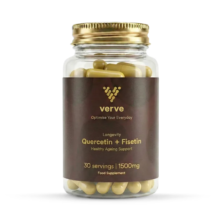 Verve Quercetin + Fisetin 1500mg - Longevity & Healthy Ageing Support - 30 Servings