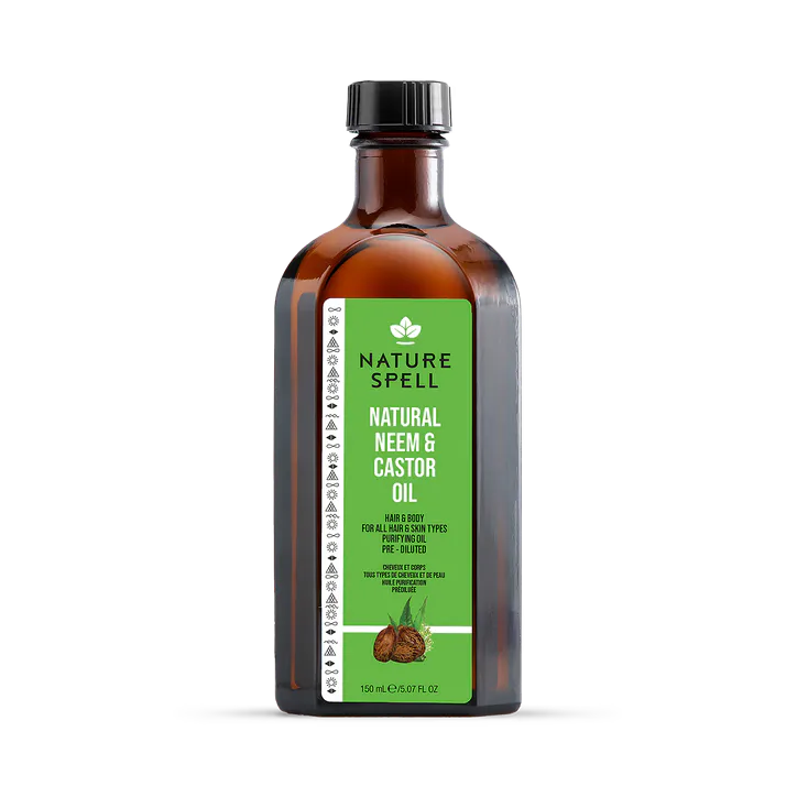 Nature Spell Neem & Castor Oil for Hair and Skin 150ml