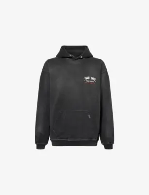 REPRESENT 24 Hour Service Logo-Print Cotton Hoody