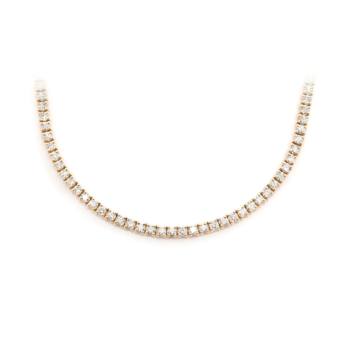 For Him Prong Diamond Tennis Necklace