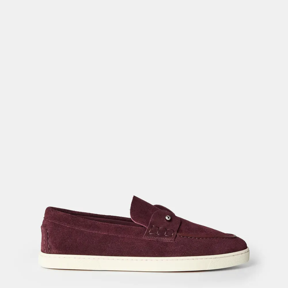 Christian Louboutin Men's Chambliboat Calf Leather Loafers
