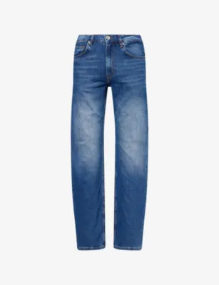 VINGT QUATRE Hardy Straight-Leg Denim Jeans in MID BLUE – Mens | Jeans | Straight Leg