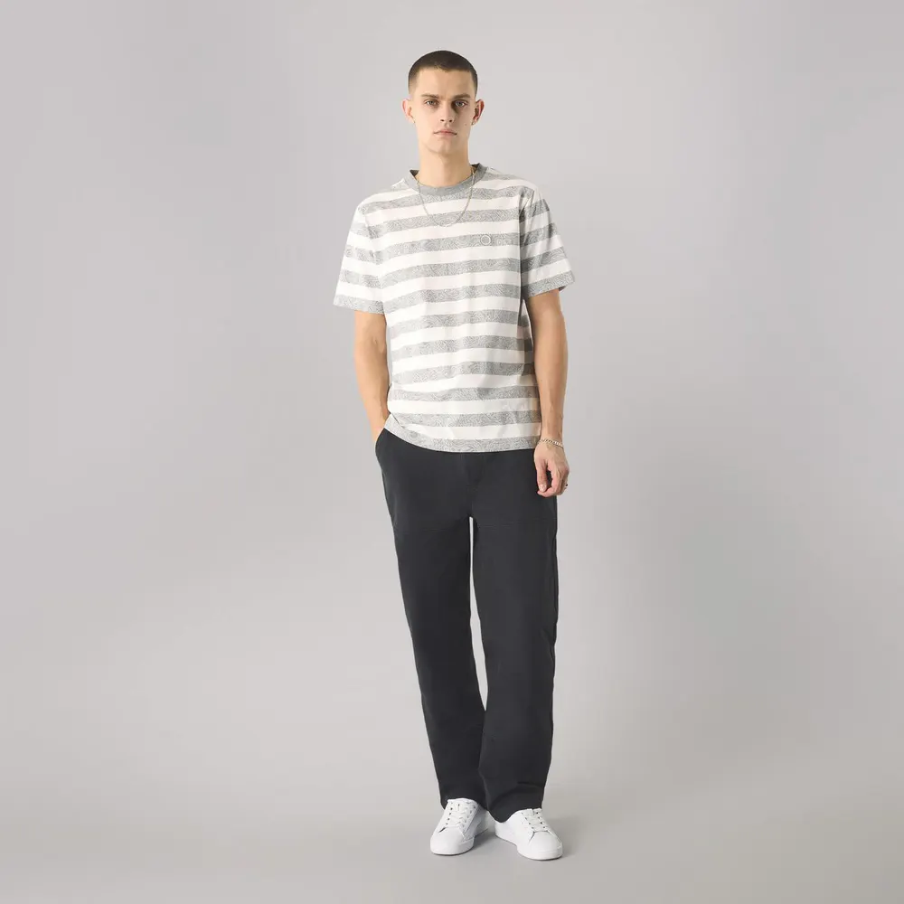 Pretty Green Men's Eclipse Stripe Regular Fit T-Shirt detail 2