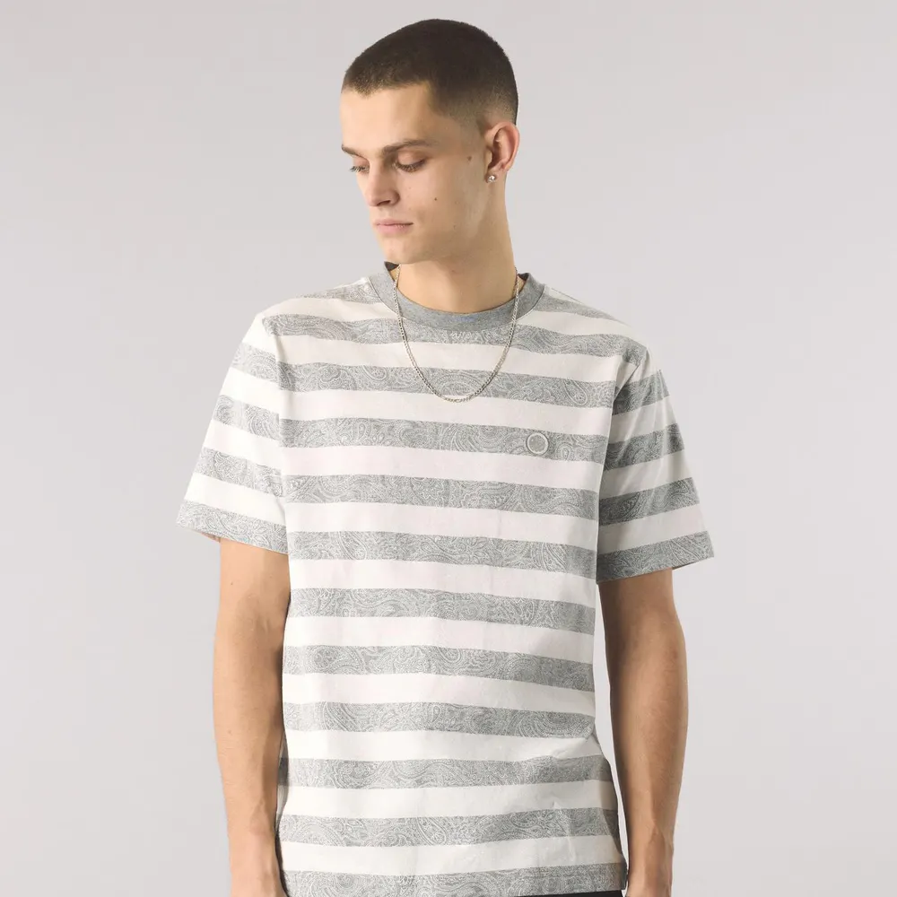 Pretty Green Men's Eclipse Stripe Regular Fit T-Shirt detail 3