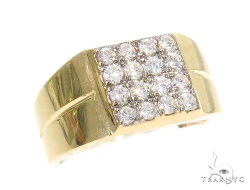 RINA - For Him FACTORY Classy Square Ring 44460 in Rose Gold / 7 – Ring