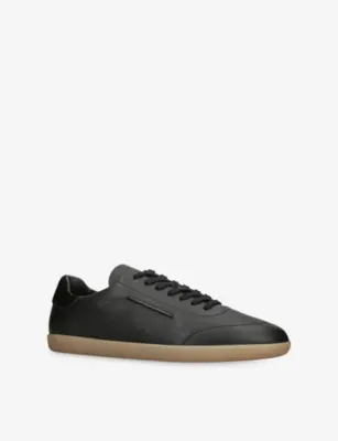 ERMENEGILDO ZEGNA 232 Grained Leather Trainers - EUR 39 / 5 UK MEN in BLACK, additional product view 3
