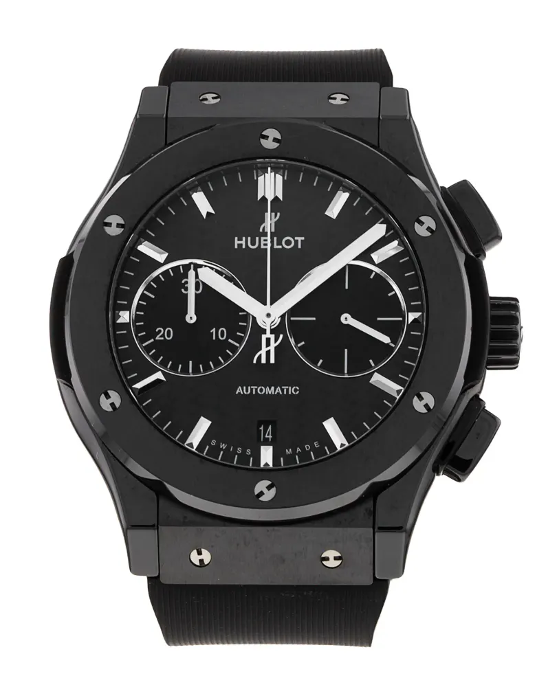 Hublot Classic Fusion 521.CM.1771.RX — 2019 — Excellent in Black Carbon Baton – Pre-owned watches