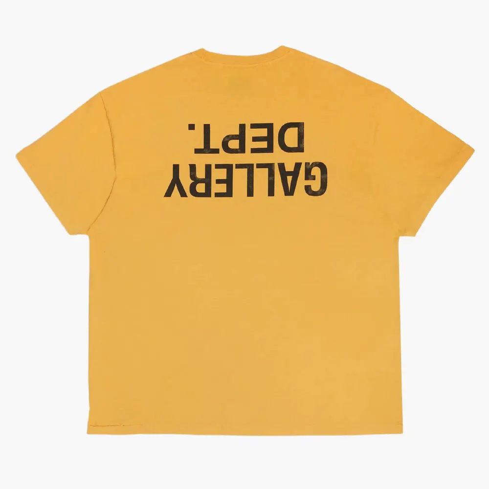 Gallery Dept Graphic T-Shirt in Gold, additional product view 2