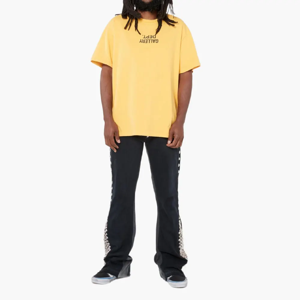 Gallery Dept Graphic T-Shirt in Gold, additional product view 3