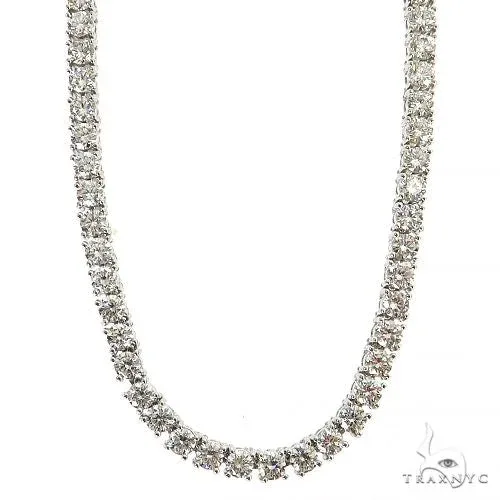 AHMED - MOON JEWELRY 15 Pointer Diamond Tennis Chain (Lab) 69111 in Rose – Chain