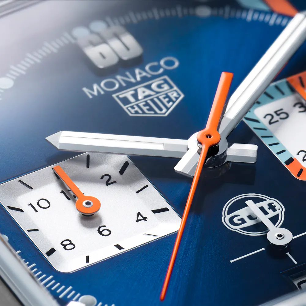 TAG Heuer Monaco Gulf Special Edition 39mm Mens Watch in Blue, additional product view 3