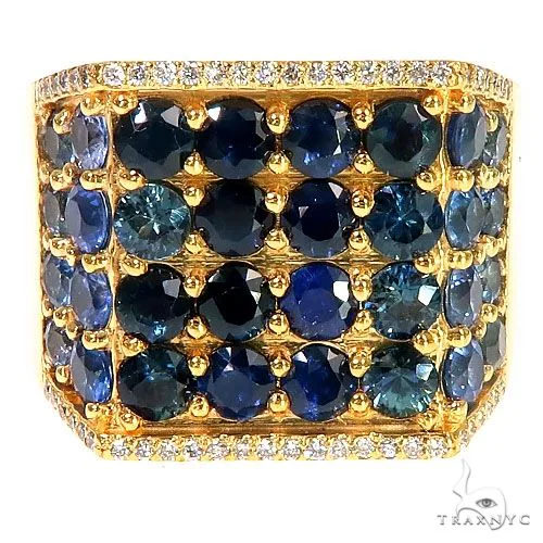 PIA - For Him GEMSTONES Water Sapphire Diamond Ring 67335 in Rose / 7 – Ring