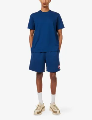 CANADA GOOSE Vantage Logo-Embroidered Cotton-Jersey T-Shirt detail 2