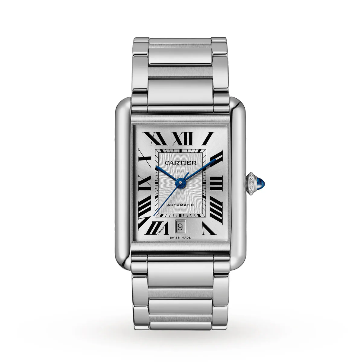 Cartier Tank Must, Extra-Large Model, Automatic Movement, Steel 41mm X 31mm