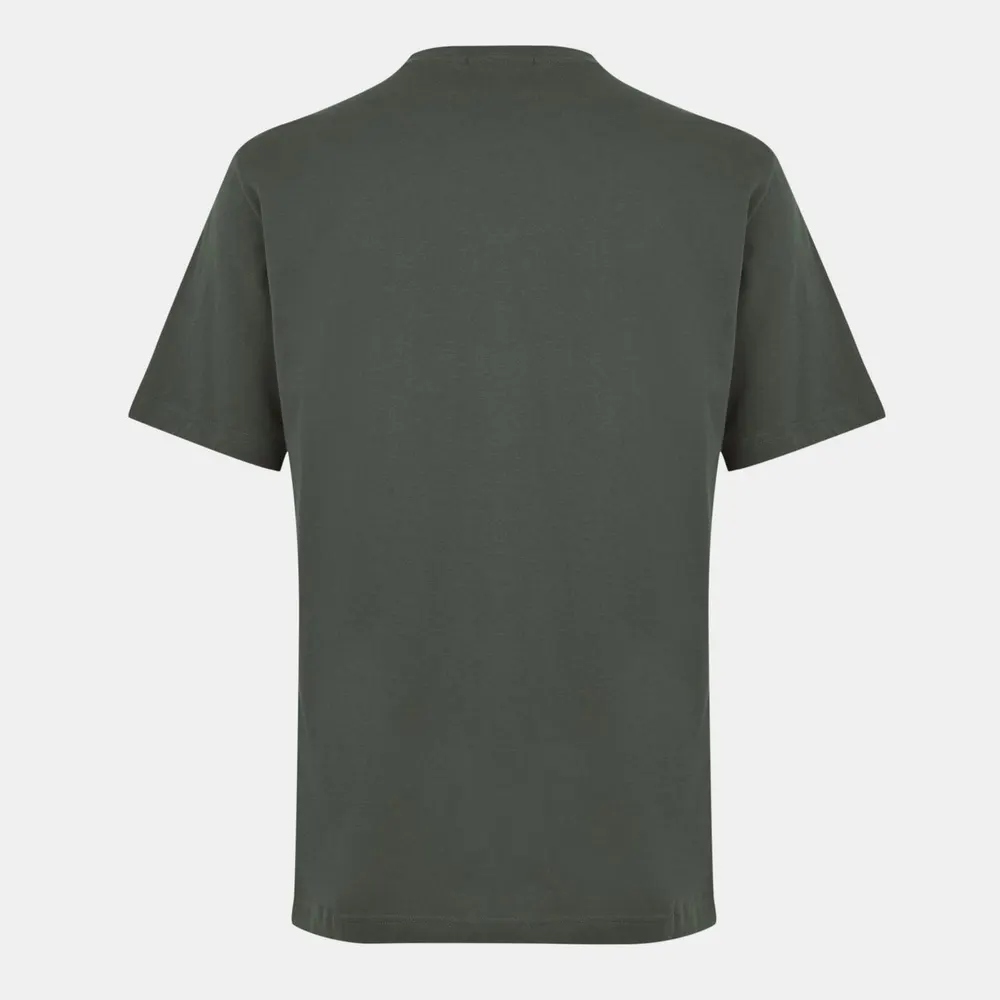 Daily Paper Men's Short Sleeve Crew Neck T-Shirt in Chrimera Green, additional product view 2