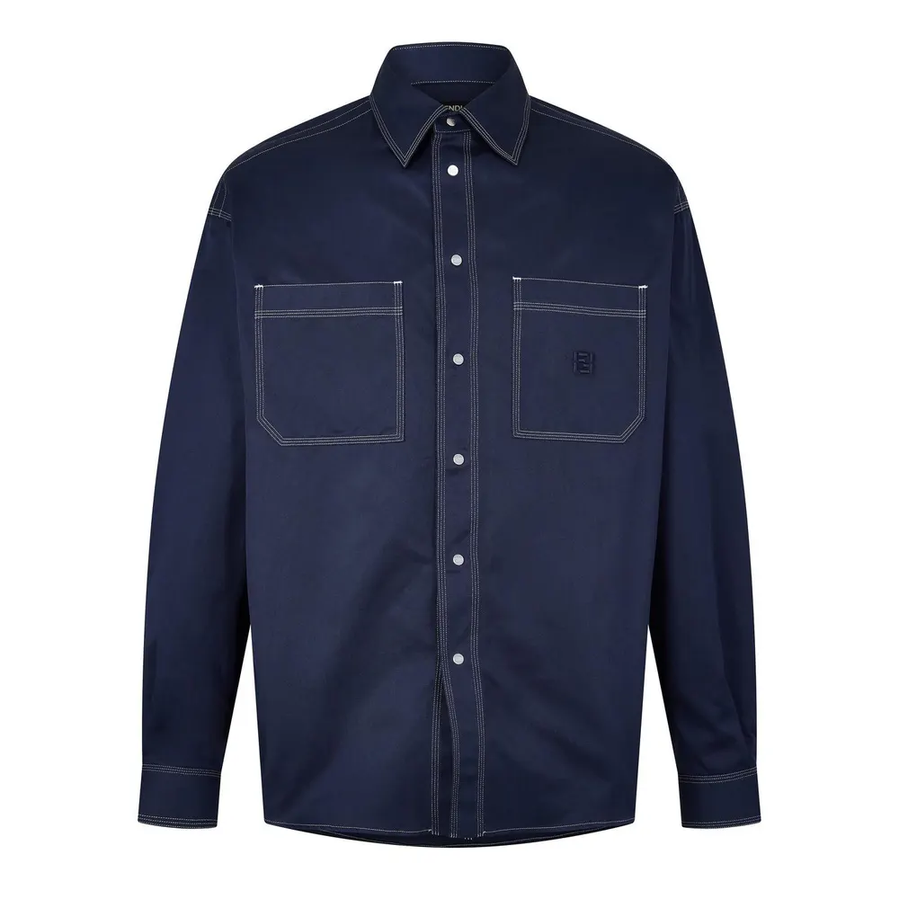 Fendi Fendi Stitch LS Shrt Sn63