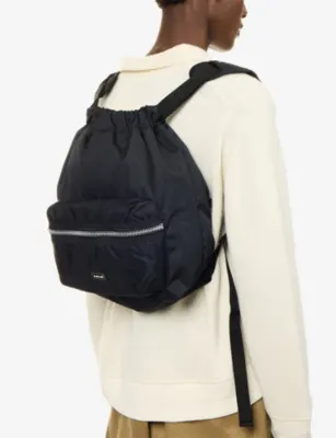 SACAI Pocket Knapsack Shell Backpack in BLACK, additional product view 2