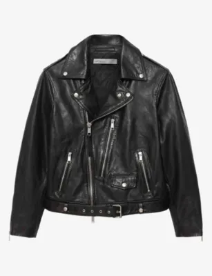 ALLSAINTS Neo Slim-Fit Leather Biker Jacket