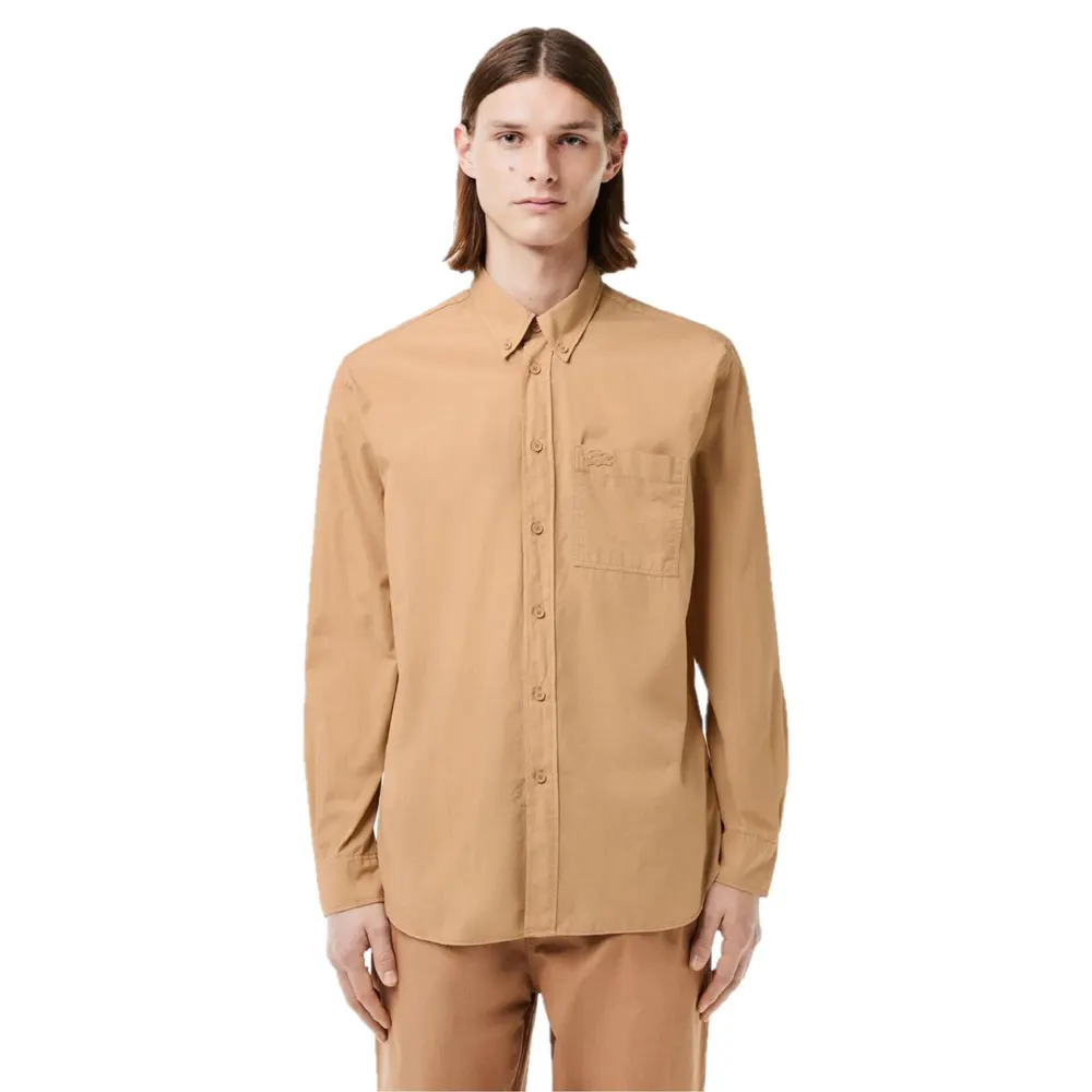 Lacoste Men's Long Sleeve Plain Shirt