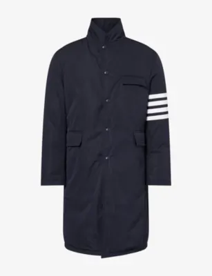 THOM BROWNE Brand-Stripe Padded Down Coat