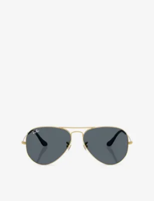RAY-BAN RB3025 Aviator-Frame Metal Sunglasses