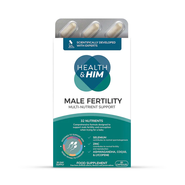 Health & Him Male Fertility 60 Capsules
