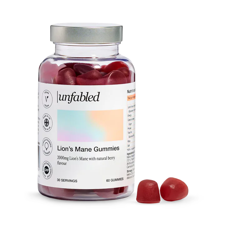 Unfabled Lion's Mane Gummies - 60 Gummies