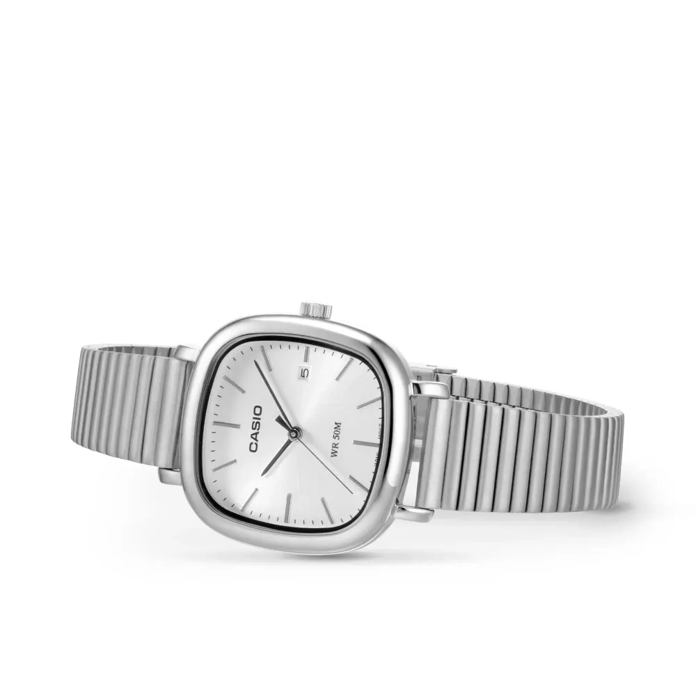 Casio Standard Quartz 37mm X 30mm Unisex Watch Silver in Silver, additional product view 2