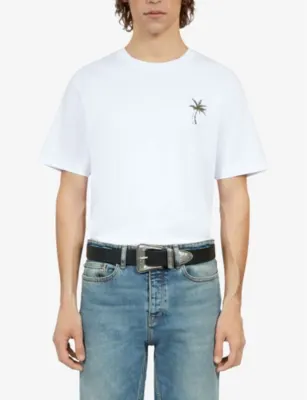 THE KOOPLES Western-buckle wide leather belt - M detail 2