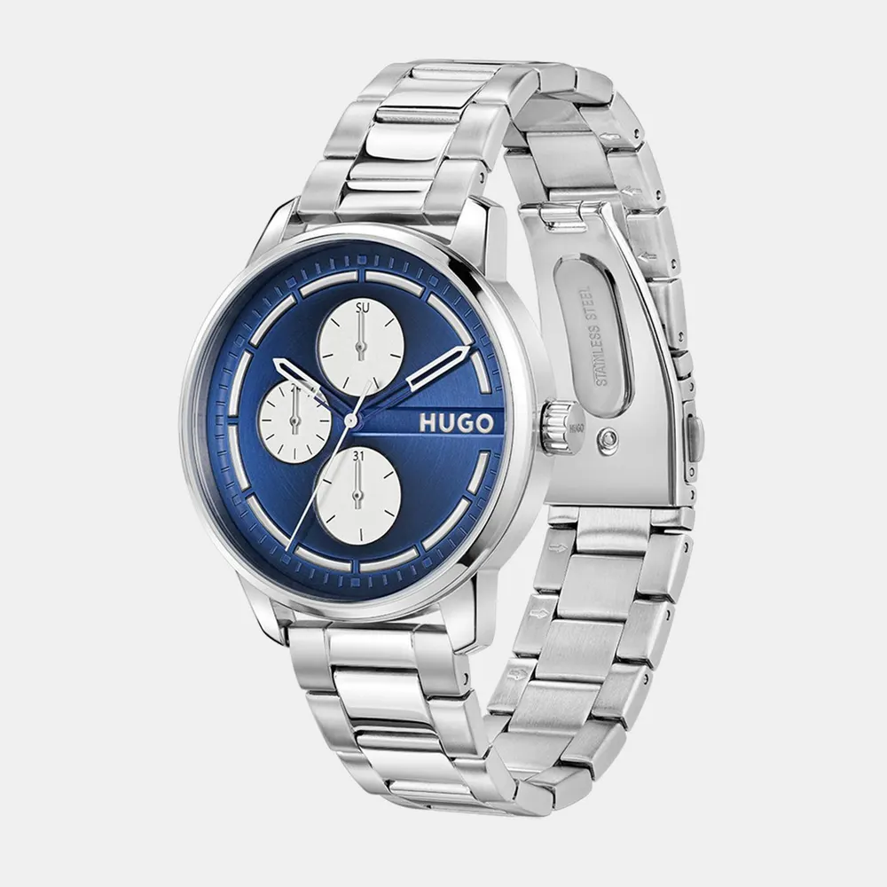 Hugo Gents HUGO #STAMP MULTI Stainless Steel Bracelet Watch detail 2