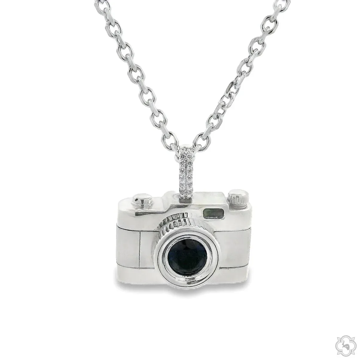 MARYAM - For Him SILVER .925 Silver Camera Pendant Set 70809 in 18 Inches – Pendant Set