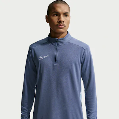 Nike Academy Men's Dri-FIT Football Drill Top - Diffused Blue/Psychic Blue/White