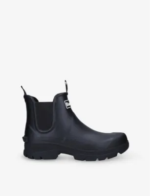 BARBOUR Nimbus Wellington Rubber Chelsea Boots - EUR 45 / 11 UK MEN in BLACK – Mens | Boots | Chelsea boots