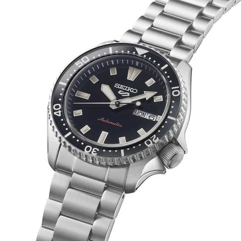 SEIKO 5 SPORTS SKX Redux 42.5mm Mens Watch Black in Black, additional product view 3