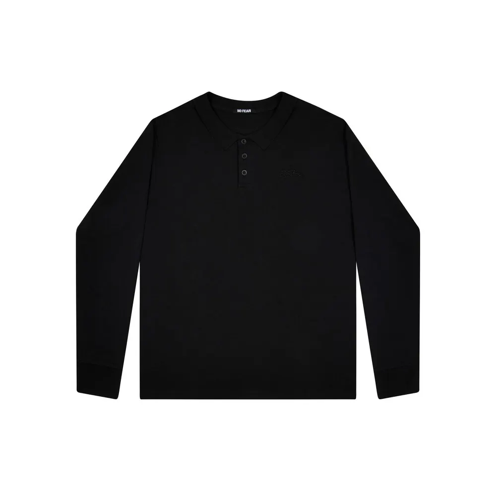 No Fear Mens Long Sleeve Polo