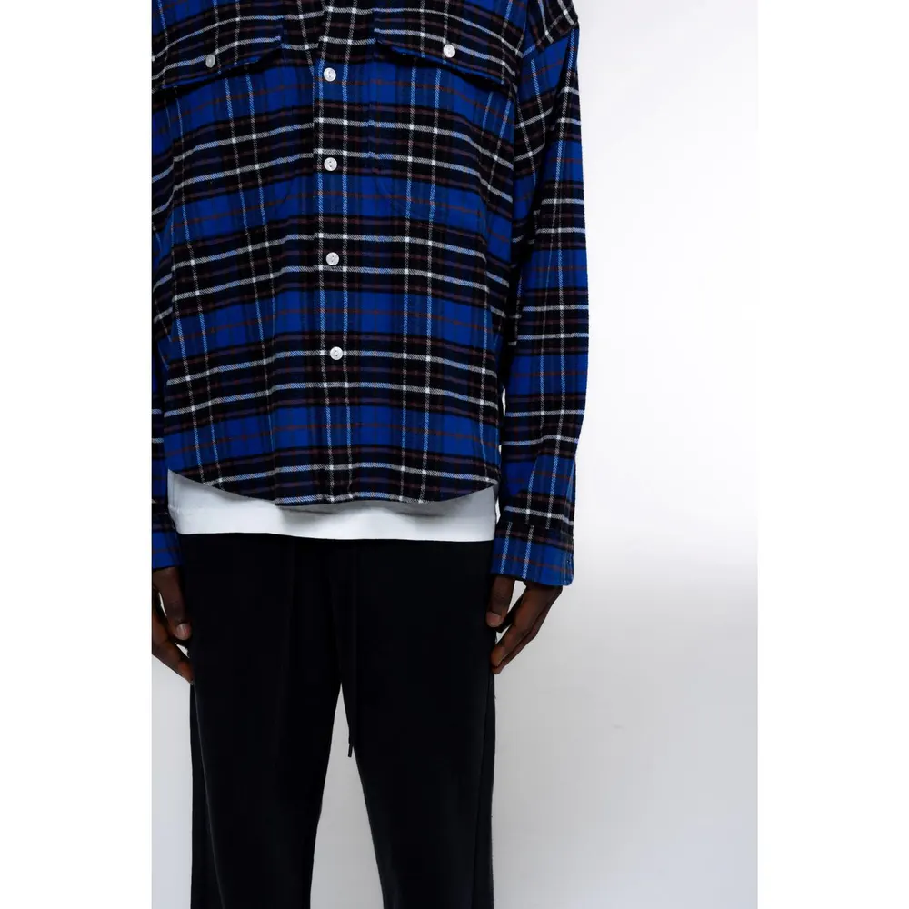 Cole Buxton Cole Aw24 Flannel Sh Sn99 detail 2