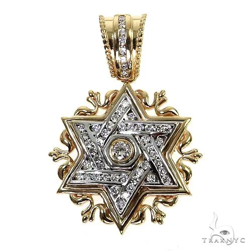RINA - For Him CUSTOM Diamond David Star Pendant 69057 – Pendant
