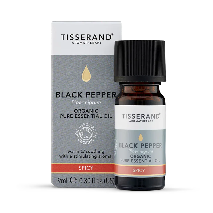 Tisserand Black Pepper Organic Pure Essential Oil 9ml