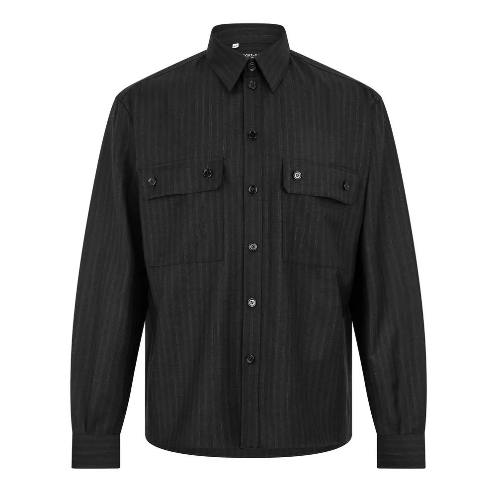 Dolce and Gabbana Men's Long Sleeve Patterned Shirt