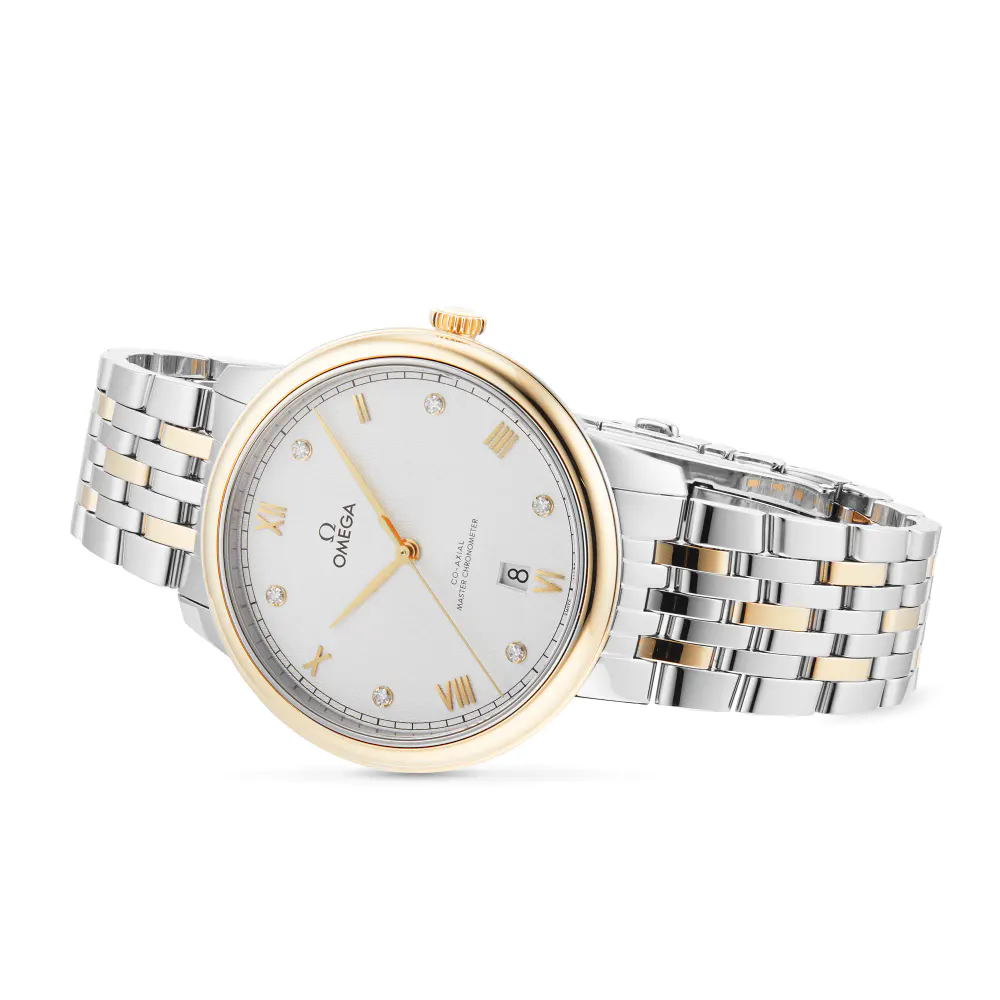 Omega De Ville Prestige Co-Axial Chronometer 40mm Mens Watch Silver in Silver, additional product view 3