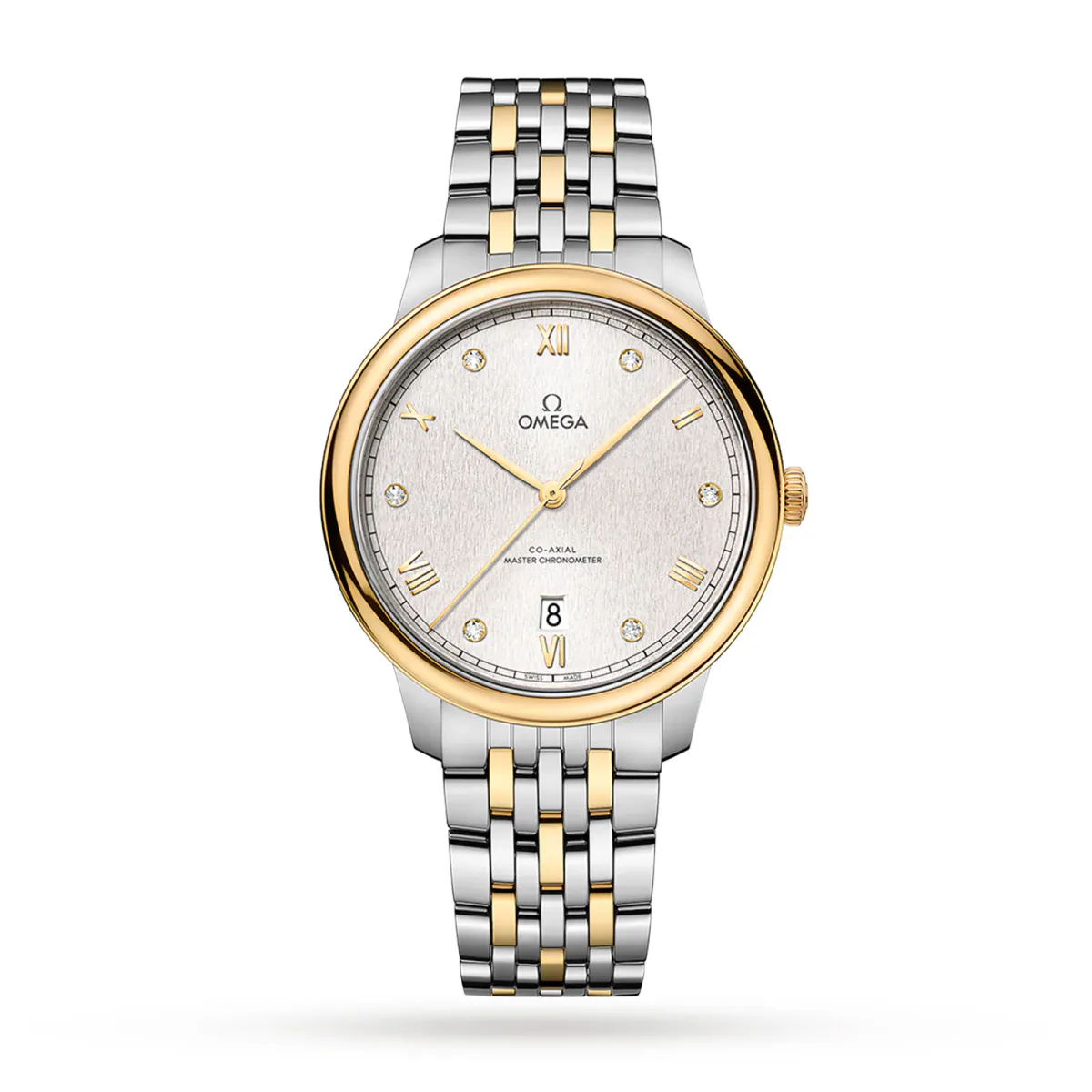 Omega De Ville Prestige Co-Axial Chronometer 40mm Mens Watch Silver