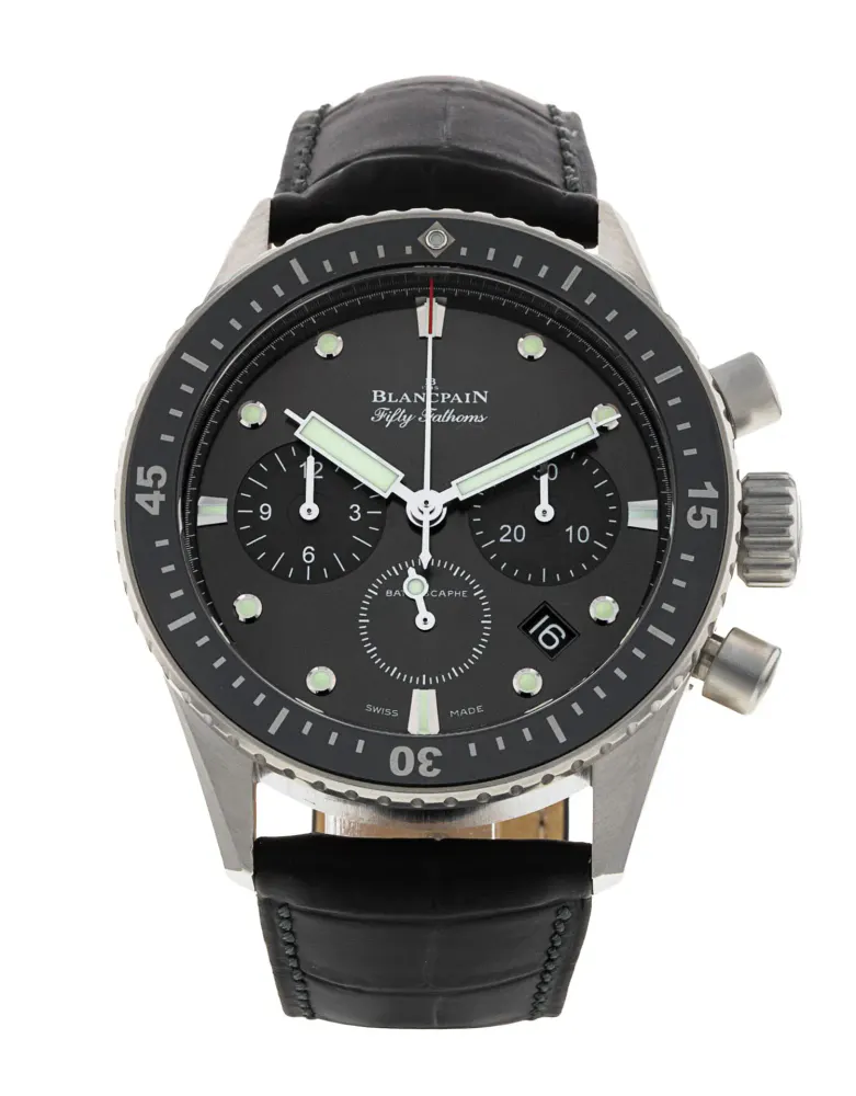 Blancpain Fifty Fathoms 5200-1110-B52A — 2002 — Excellent in Grey Baton – Pre-owned watches