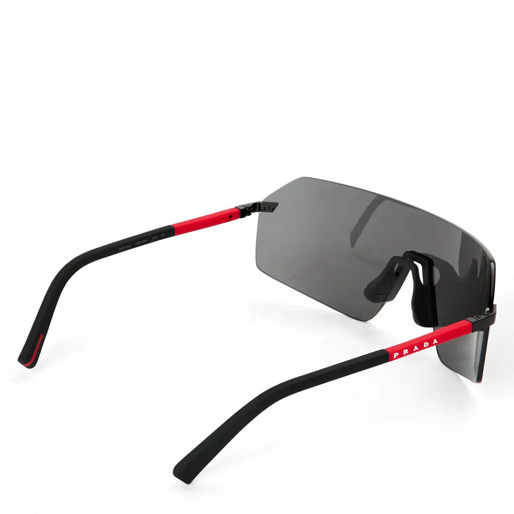 Prada Men's 0PS B50S Shield Sunglasses detail 2