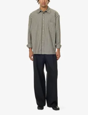 SIMKHAI Khalied Oversized Cotton Shirt detail 2