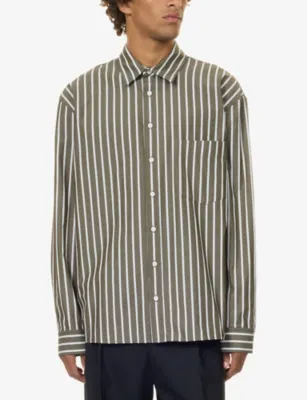 SIMKHAI Khalied Oversized Cotton Shirt detail 3