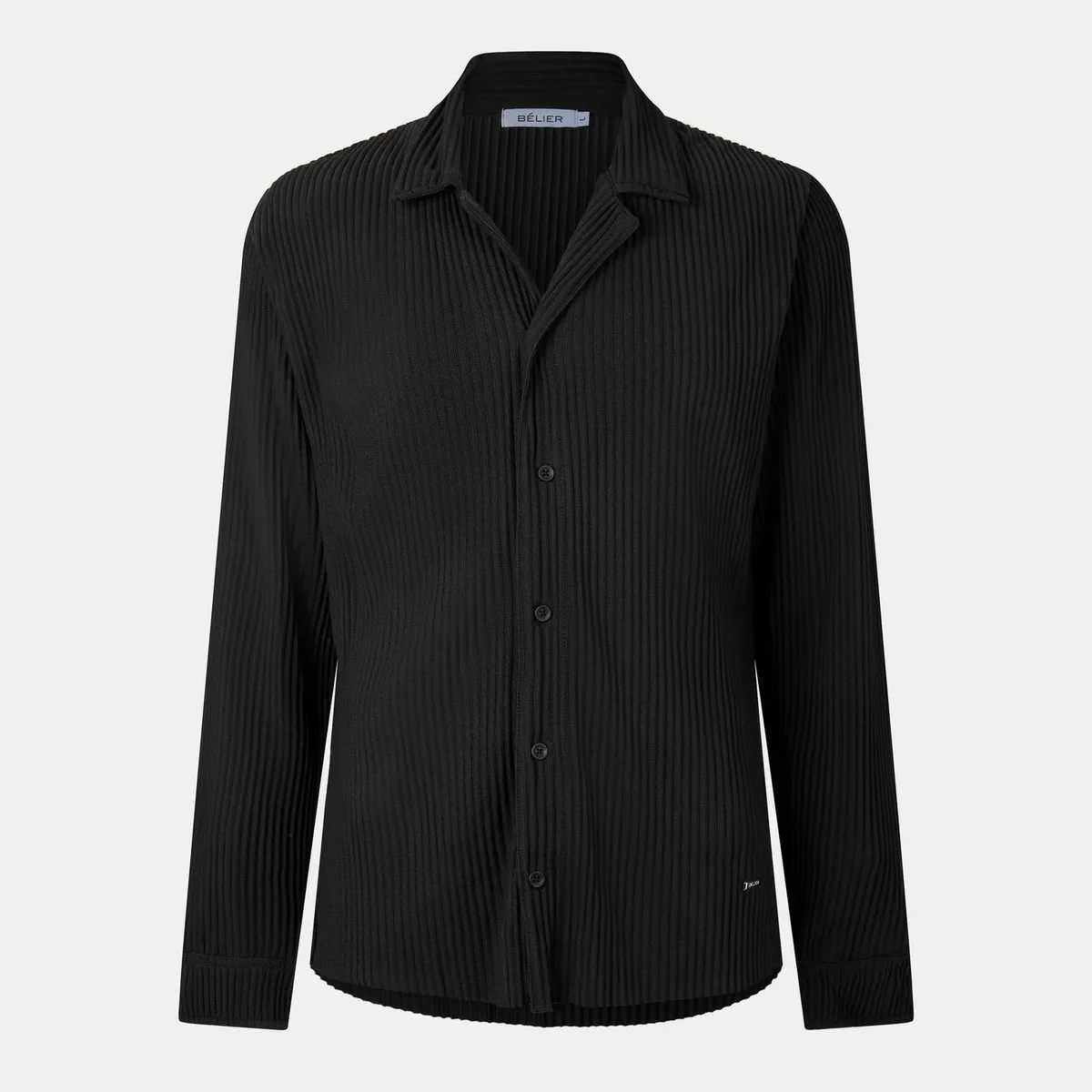 BELIER Men's Plain Long Sleeve Shirt